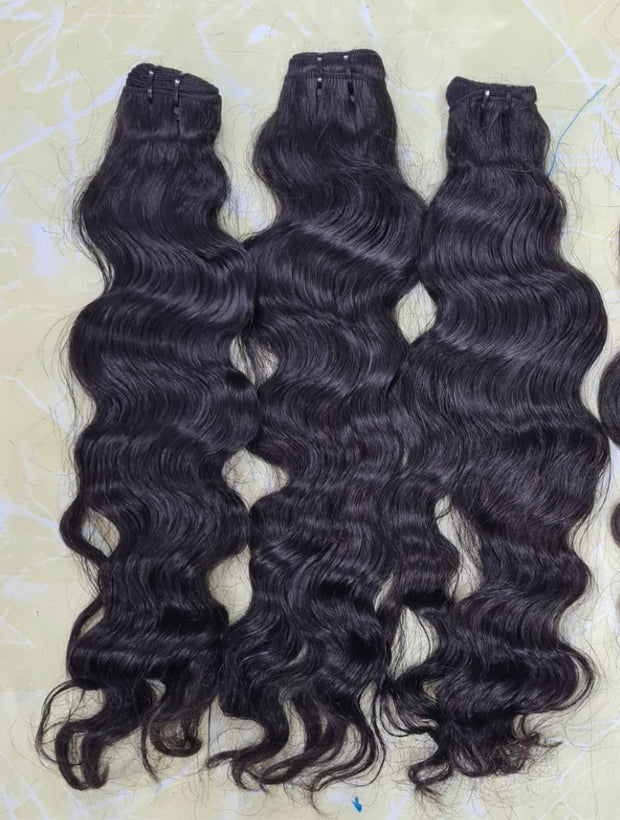 Raw Weft Extension
